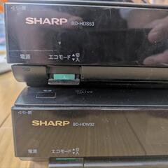 AQUOS Blu-rayレコーダー ジャンクの画像