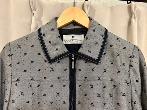 courrèges 美品 レア ロゴジャケット Gジャン スカート セットアップ