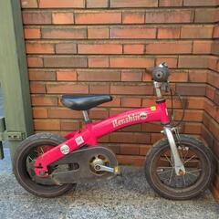 幼児用自転車　赤　スポーツデボの画像