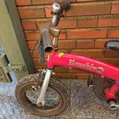 幼児用自転車　赤　スポーツデボの画像