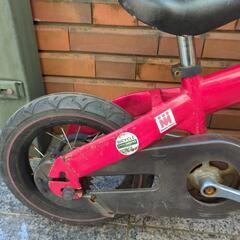 幼児用自転車　赤　スポーツデボの画像
