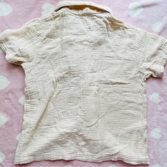 コットン ベージュ　キッズ服の画像