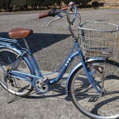 26インチ6段　パンクしないタイヤ付きの画像