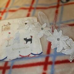 赤ちゃんヘアバンドとハンドタオル