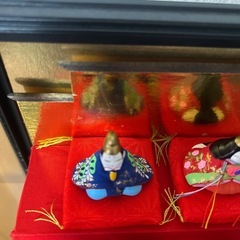 小さな雛人形　箱付きの画像
