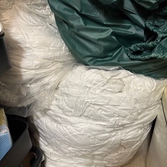 使用済みシーツ　布団カバーの画像