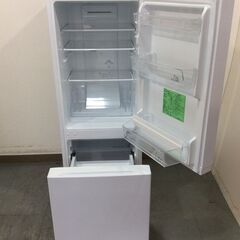 4/9受渡済)JT10172【YAMADA/ヤマダ 2ドア冷蔵庫】2020年製 YRZ-F15G1 家電