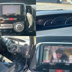 ‼️8万㌔‼️H24年 タントカスタム X 社外ナビ　パワースライドドア　ETC 純正14インチアルミの画像