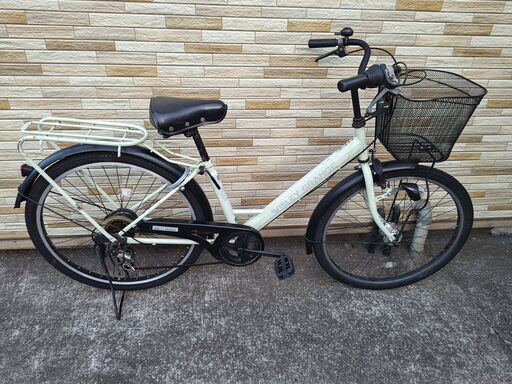 中古自転車 6段変速 26インチ LEDオートライト 軽整備済み 防犯登録対応 町田市 相模原市 MM654