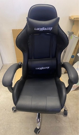 商談中　※ ゲーミングチェア LUCKRACER オフィスチェア ブラック