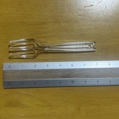 ！値下げ！イベント　試食 クリアフォーク 70mm 2000本の画像