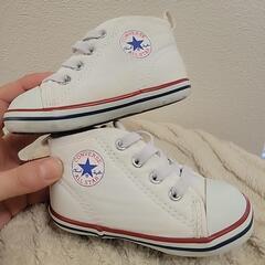 converse　白　12.5cmの画像