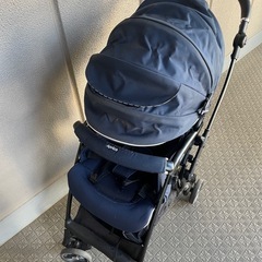ベビーカー　アプリカ　ラクーナビッテクッション　レインカバーおまけ　　　の画像