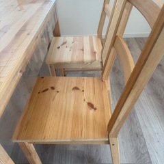 【決まりました】ダイニングテーブルセットの画像