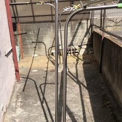 ステンレス 物干し台 2台セット 土台コンクリート