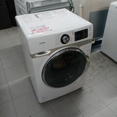 6ヶ月保証　アイリスオーヤマ　2018年製　※乾燥機能ついていません　7.5㎏ドラム式洗濯機　HD71-W/S