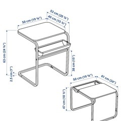 【IKEA】サイドテーブルの画像