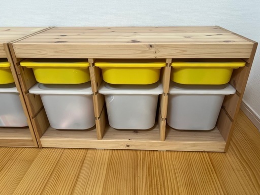【引き取り先決定しました】 IKEA イケア　トロファスト　2セット　収納ボックス付き