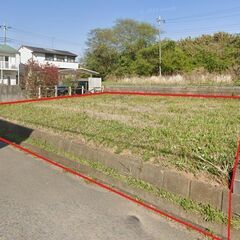 旧分譲地の約52.8坪の売地、総武本線『八街』駅から車で17分、...