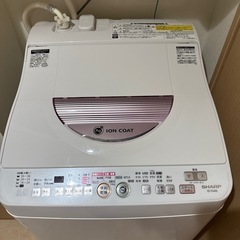 差し上げます！シャープ縦型乾燥機能付き洗濯機　ES-TG60L