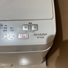 差し上げます！シャープ縦型乾燥機能付き洗濯機　ES-TG60Lの画像