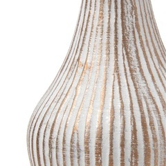 4月末処分【新品】ドライフラワベースホーン、花瓶の画像
