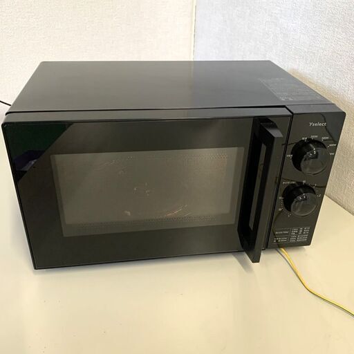 伊勢崎店【現状品】gi3-1 yselect YMW17HL5K ヤマダ電子レンジ 2023年製 ※通電確認済