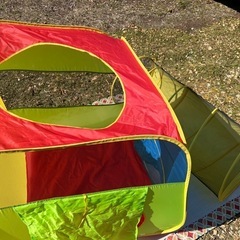 🏕️折り畳みバッグ入りテントとトンネル の画像