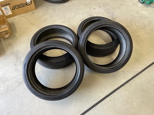 2023年製 PILOT SPORT4 215/40R18 BRZ純正 4本バリ山 MICHELIN PS4