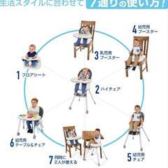 グレコ　GRACO　ハイチェア　ローチェア　7段階　机付きの画像