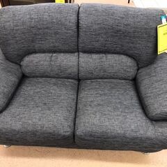 【A523】２人掛けソファ  グレー 幅138cm×奥行85cm...