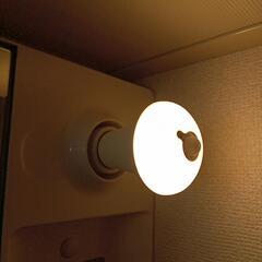 センサーライト　電球の画像