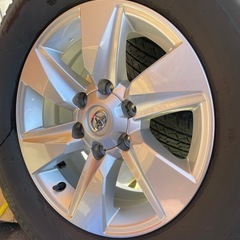 ハイエース等にプラドホイールタイヤセットの画像