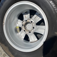 ハイエース等にプラドホイールタイヤセットの画像