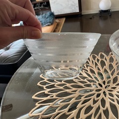 IKEA  　ガラス　サラダボウル　器　2個セットの画像