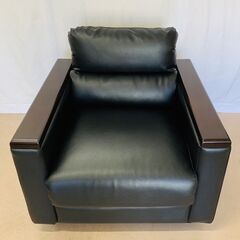 美品 ニトリ 1人用 ソファ レグノ LEGNO ブラック 一人...