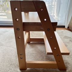 子供用踏み台(木製 「ステップ＆スツール)の画像