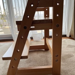 子供用踏み台(木製 「ステップ＆スツール)の画像