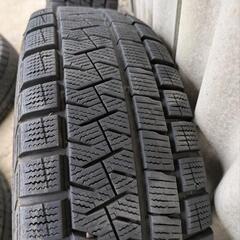 155/65R13 13インチ スタッドレスタイヤ＋アルミホイール 4本組の画像