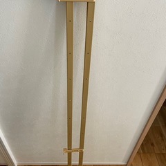 中古ニトリ　伸縮カーテンレールダブル