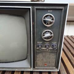 昭和レトロ National ブラウン管テレビ アンティークの画像