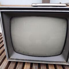 昭和レトロ National ブラウン管テレビ アンティークの画像