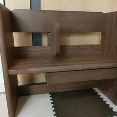 デスク本棚　大