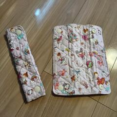 紐があたる場所の保護マット