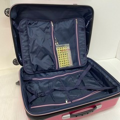 No.598 中古スーツケースSサイズピンクの画像