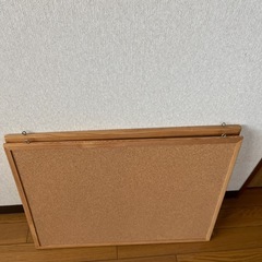 【取引完了】
コルクボード　２枚セット　60cm×45cmの画像