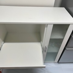 炊飯器レンジ台棚【ニトリ】の画像