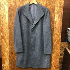 【A527】ウールコート TAKEO KIKUCHI グレ…