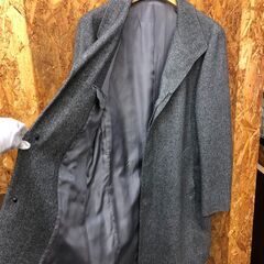【A527】ウールコート TAKEO KIKUCHI グレー サイズ3  中古 衣類 和歌山 岩出市 紀の川市 海南市の画像