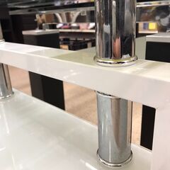 【A528】ガラステーブル  幅90cm×奥行50cm×高さ40cm の画像